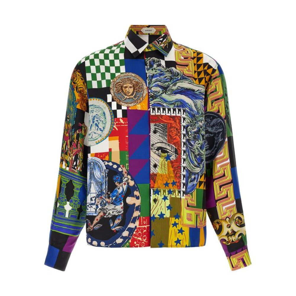 Versace Men 'Medusa Collage' Shirt